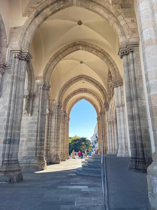 Arches in Evora, Portugal